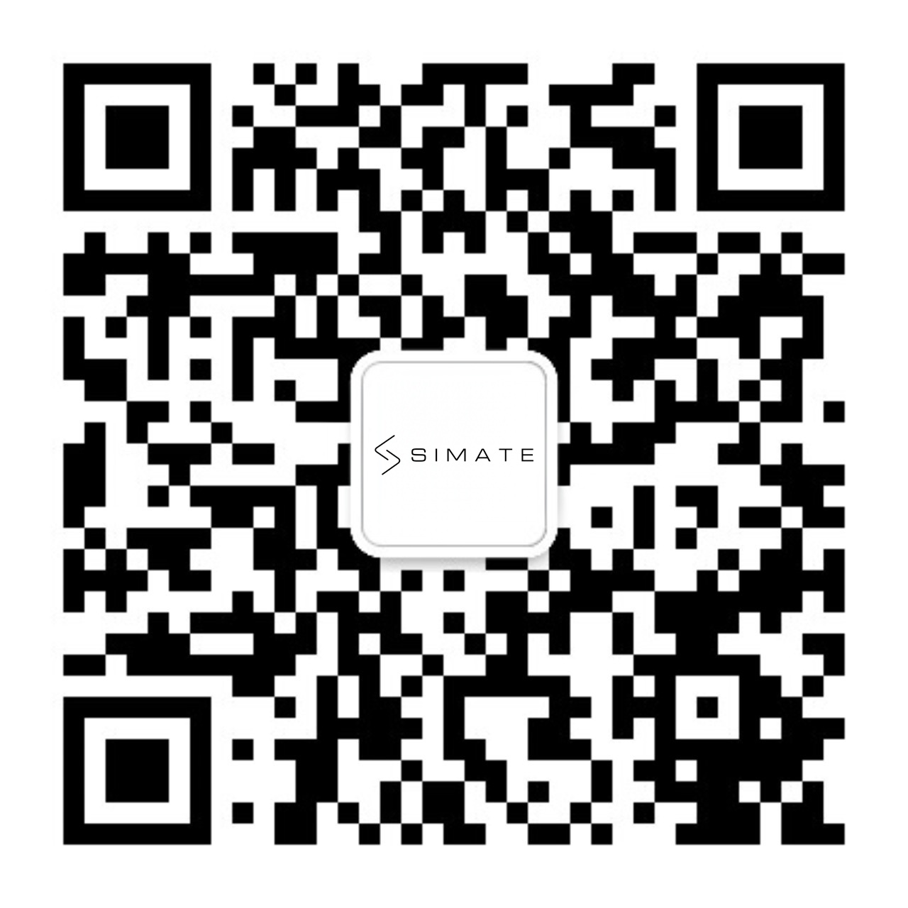 QR code for the Simate WeChat official account